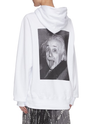Back View - Click To Enlarge - SACAI - Einstein' slogan print hoodie