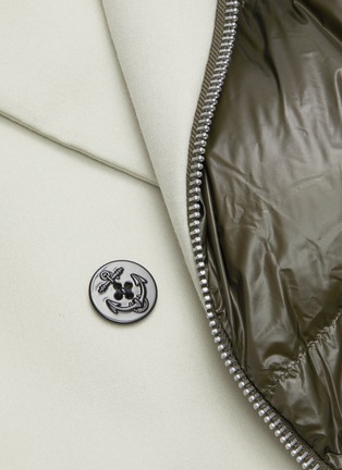  - SACAI - Panel elongated Melton puffer coat