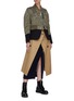 Figure View - Click To Enlarge - SACAI - Trench hem MA-1 coat