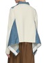 Back View - Click To Enlarge - SACAI - Knit sleeve panelled denim jacket