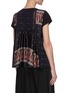 Back View - Click To Enlarge - SACAI - x Dr Woo bandana scarf paisley print pleated back short sleeve top