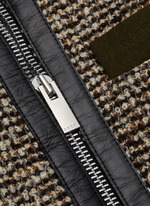 raw edge tweed jacket