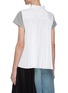 Back View - Click To Enlarge - SACAI - Pleat back panelled T-shirt