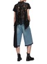 Figure View - Click To Enlarge - SACAI - Paisley lace back panel top