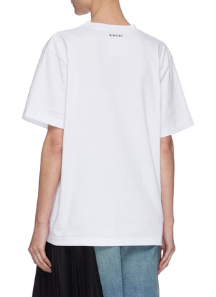 Back View - Click To Enlarge - SACAI - Einstein' graphic print T-shirt