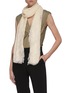 Figure View - Click To Enlarge - LANE'S - Floral lace wool silk blend scarf