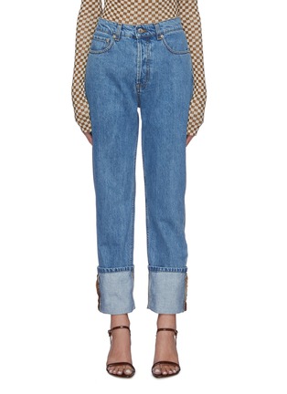 Main View - Click To Enlarge - NANUSHKA - 'Cho' straight leg jeans