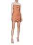 Figure View - Click To Enlarge - NANUSHKA - Lotti satin mini slip dress