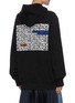 Back View - Click To Enlarge - SACAI - x Alexander Girard logo print hoodie