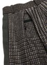  - SACAI - Glen check panel fray trim culotte skirt