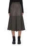 Main View - Click To Enlarge - SACAI - Glen check panel fray trim culotte skirt