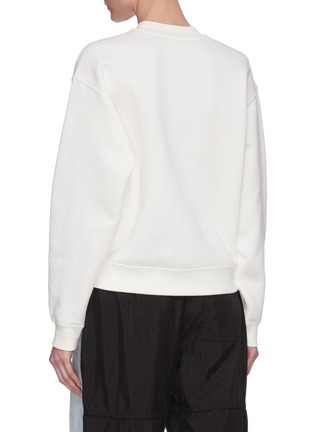 Back View - Click To Enlarge - T BY ALEXANDER WANG - Foundation Terry' logo print sweatshirt
