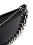 Detail View - Click To Enlarge - KARA - Starfruit tonal chain embellished leather bag