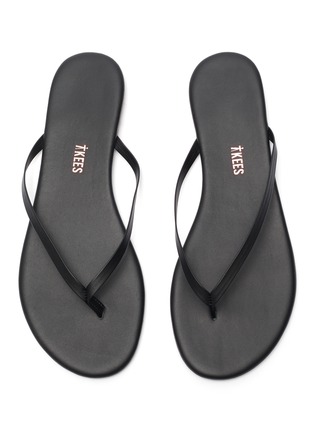Detail View - Click To Enlarge - TKEES - Liners leather flip flops