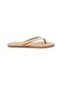 Main View - Click To Enlarge - TKEES - Foundations Matte leather flip flops