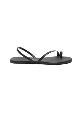 Main View - Click To Enlarge - TKEES - LC toe ring flat leather sandals