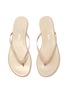 Detail View - Click To Enlarge - TKEES - Foundations Gloss leather flip flops