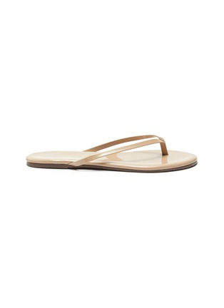 Main View - Click To Enlarge - TKEES - Foundations Gloss leather flip flops