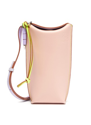 Main View - Click To Enlarge - LOEWE - Gate Pocket' leather pouch