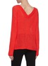 Back View - Click To Enlarge - HELMUT LANG - Double V knit sweater