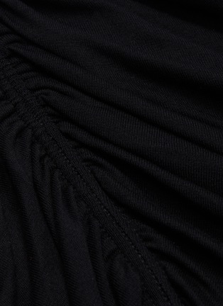 Detail View - Click To Enlarge - HELMUT LANG - Asymmetric drawstring skirt