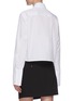 Back View - Click To Enlarge - HELMUT LANG - Double cuff cropped shirt