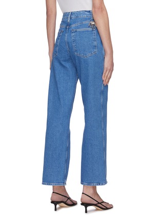 Back View - Click To Enlarge - HELMUT LANG - 'Factory' pocket high waist jeans