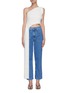 Main View - Click To Enlarge - HELMUT LANG - Asymmetric fringe knit tank top