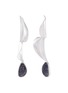 Main View - Click To Enlarge - OLIVIA YAO - Natural crystal sterling silver curl drop earrings