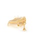 Detail View - Click To Enlarge - OLIVIA YAO - Freshwater pearl gold plated scallop stud clip earrings