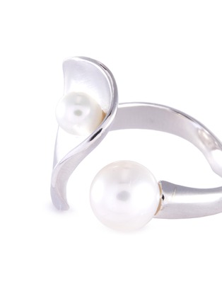 Detail View - Click To Enlarge - OLIVIA YAO - 'Ikelos' freshwater pearls sterling silver ring