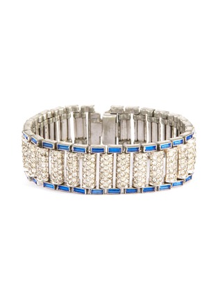Main View - Click To Enlarge - LANE CRAWFORD VINTAGE ACCESSORIES - Diamanté art deco bracelet