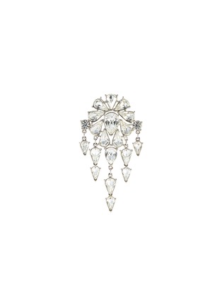 Main View - Click To Enlarge - LANE CRAWFORD VINTAGE ACCESSORIES - Trifari' diamanté dangle brooch