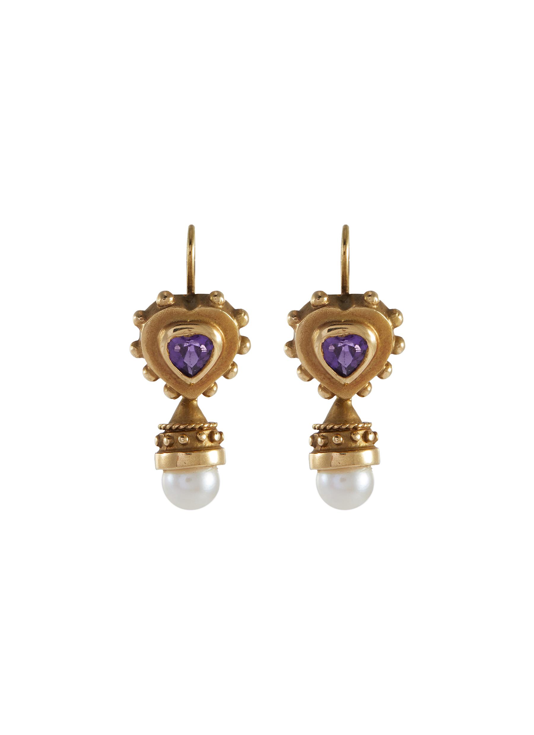 womens gold drop earrings