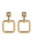 Main View - Click To Enlarge - LANE CRAWFORD VINTAGE ACCESSORIES - St John' square drop earrings