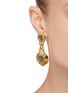 Figure View - Click To Enlarge - LANE CRAWFORD VINTAGE ACCESSORIES - 'Carolee' coin face drop earrings