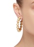 Figure View - Click To Enlarge - LANE CRAWFORD VINTAGE ACCESSORIES - Pearl hoop earrings