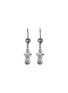 Main View - Click To Enlarge - LANE CRAWFORD VINTAGE ACCESSORIES - Otis' diamanté sterling silver drop earrings