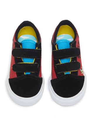 Figure View - Click To Enlarge - VANS - El Barto canvas velcro strap toddler sneakers