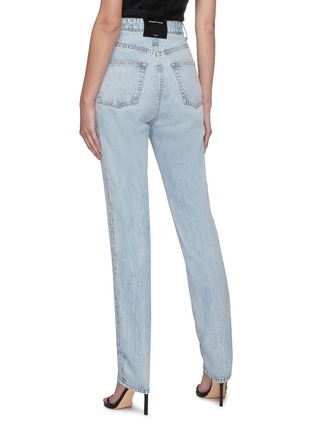 Back View - Click To Enlarge - ALEXANDER WANG - High waist slim fit stacked jeans