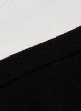  - ALEXANDER WANG - Sheer panel knot detail sweater