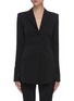 Main View - Click To Enlarge - ALEXANDER WANG - Fitted peak lapel shirt jacket