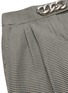  - ALEXANDER WANG - Chain embellished low waist houndstooth pants