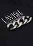  - ALEXANDER WANG - 'Lavish' logo print chain embellished T-shirt