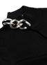 Detail View - Click To Enlarge - ALEXANDER WANG - Chain embellished turtleneck long sleeve midi dress
