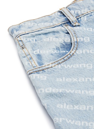  - ALEXANDER WANG - Logo print mid rise jeans