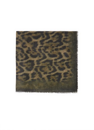 Detail View - Click To Enlarge - AMA PURE - Maculato' leopard print cashmere scarf
