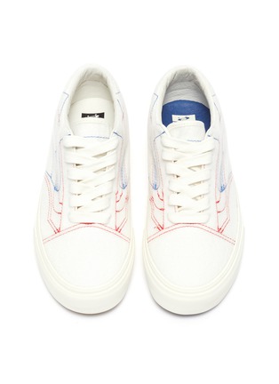 Back View - Click To Enlarge - VANS - x Taka Hayashi DIY Low VLT LX customisable lace up sneakers