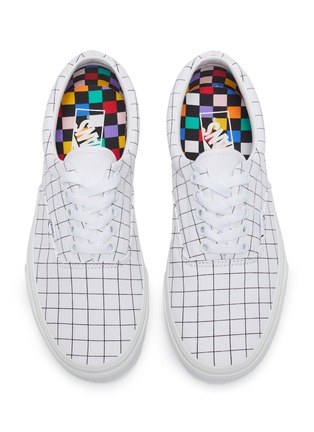 Detail View - Click To Enlarge - VANS - Era check print lace up canvas sneakers