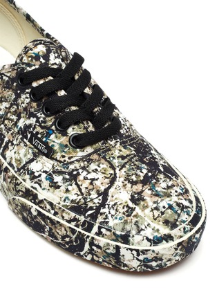 Detail View - Click To Enlarge - VANS - x MoMA 'AUTHENTIC' Jackson Pollock Print Canvas Sneakers